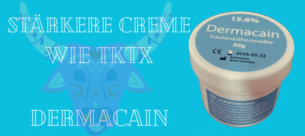 Tattoo-Anästhesiecreme TKTX Dermacain-Creme